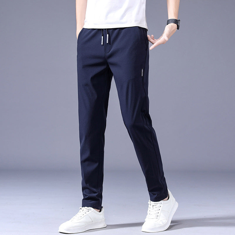 Drawstring Trousers Thin Casual Pants