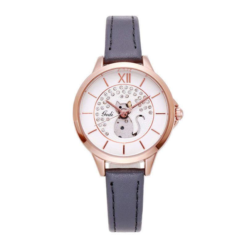 Girls' quartz wristwatch fines
