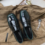 Men's Shoes Low-Top Thick-Soled Korean Casual Leather Shoes For Men