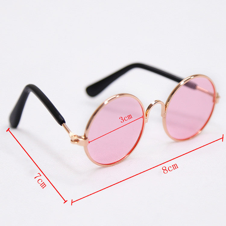 Trendy Vintage Round Pet Glasses