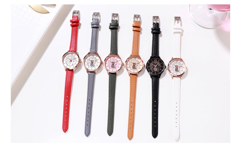 Girls' quartz wristwatch fines