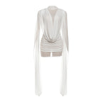 Women’s Patchwork Mesh Sheer Dress