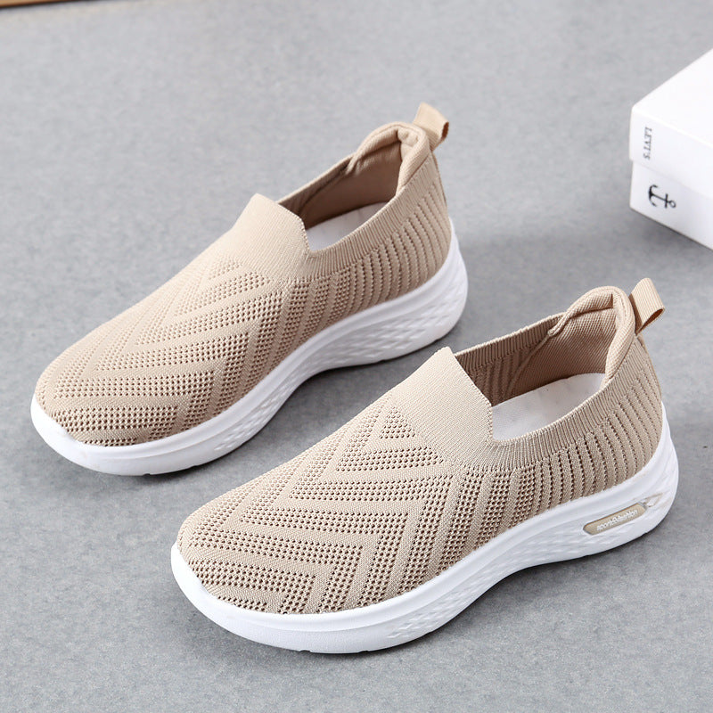 Casual Mesh Shoes Sock Slip For Women Sneakers Sports Shoe