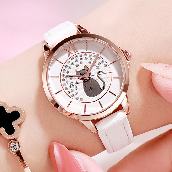 Girls' quartz wristwatch fines