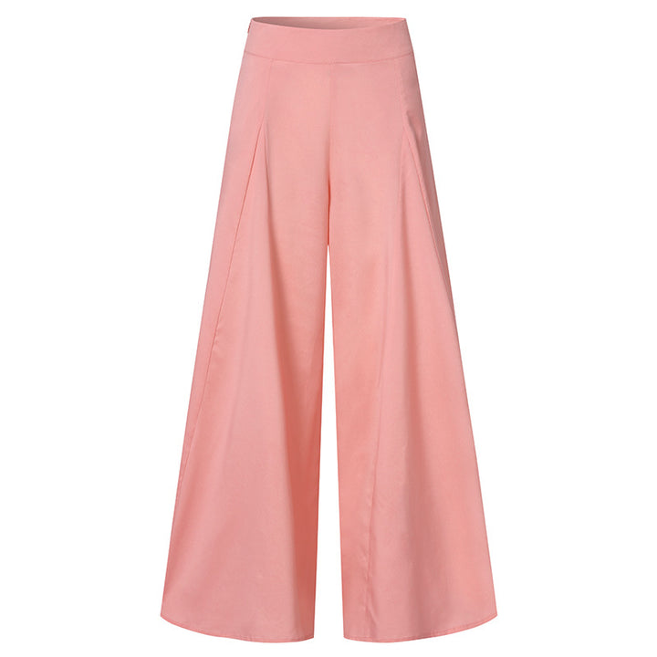 Elegant Women's Wide-leg Pants Thin Casual Pants