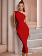 Fashion Elegant One Shoulder Bandage