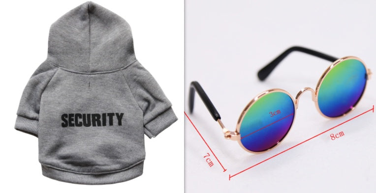 Trendy Vintage Round Pet Glasses