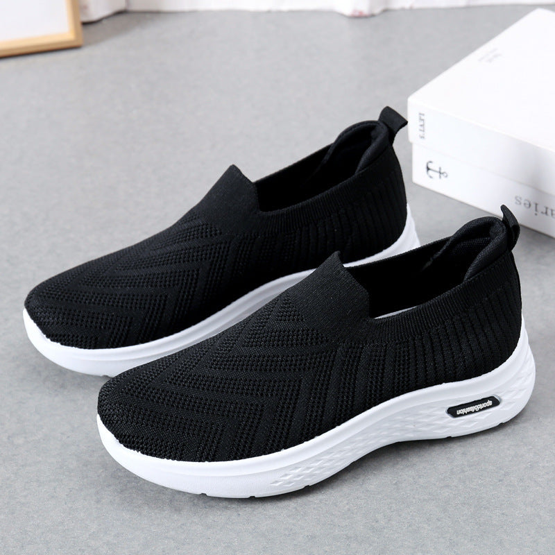 Casual Mesh Shoes Sock Slip For Women Sneakers Sports Shoe