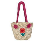 Children's Straw Handmade Knitted Messenger Bag