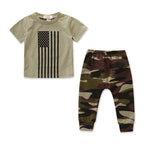 Little Kids' Suit Summer Men's Clothing Camouflage Suit