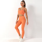 seamless yoga suit set