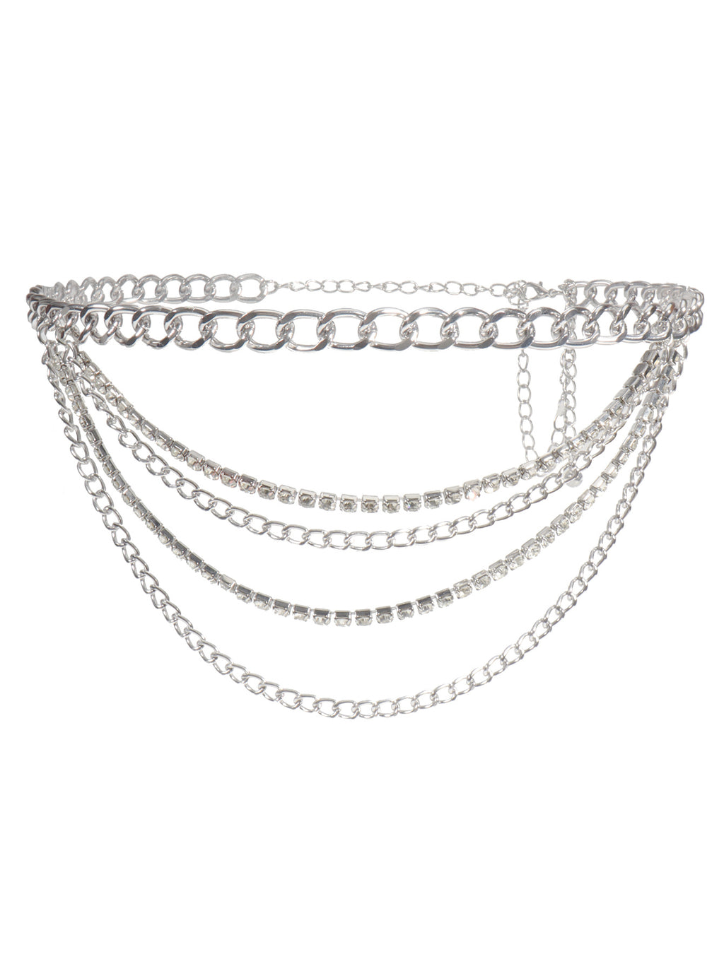 Summer multilayer gold waist chain hip hop, punk, street style