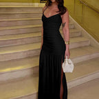 Womens Halterneck Bodycon Sheath Dress