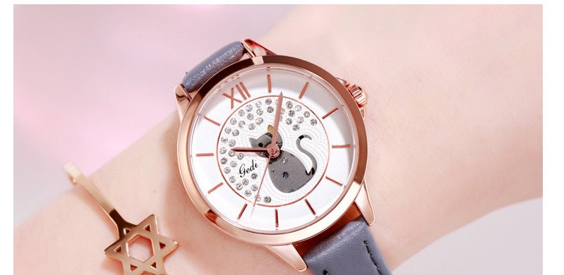 Girls' quartz wristwatch fines