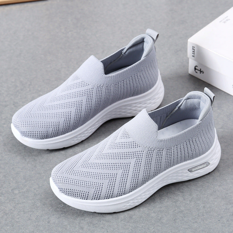 Casual Mesh Shoes Sock Slip For Women Sneakers Sports Shoe