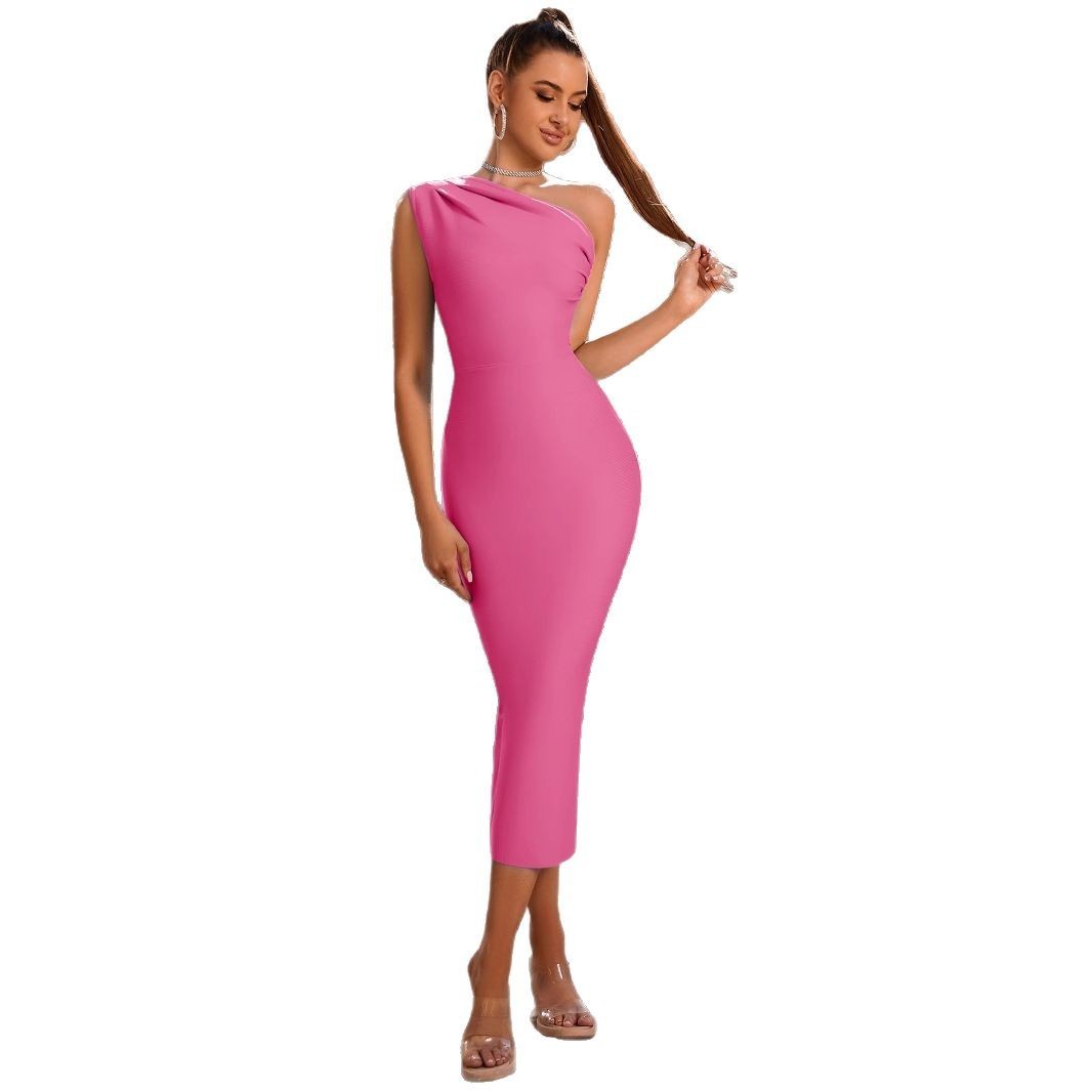 Fashion Elegant One Shoulder Bandage