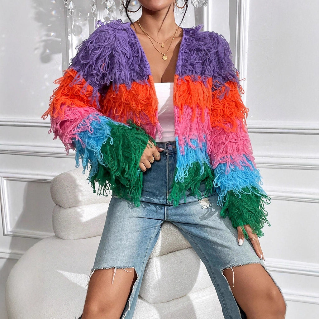 Women’s Tassel Knitted Cardigan