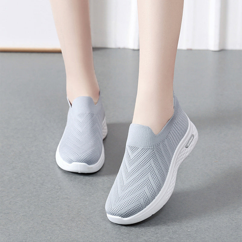 Casual Mesh Shoes Sock Slip For Women Sneakers Sports Shoe