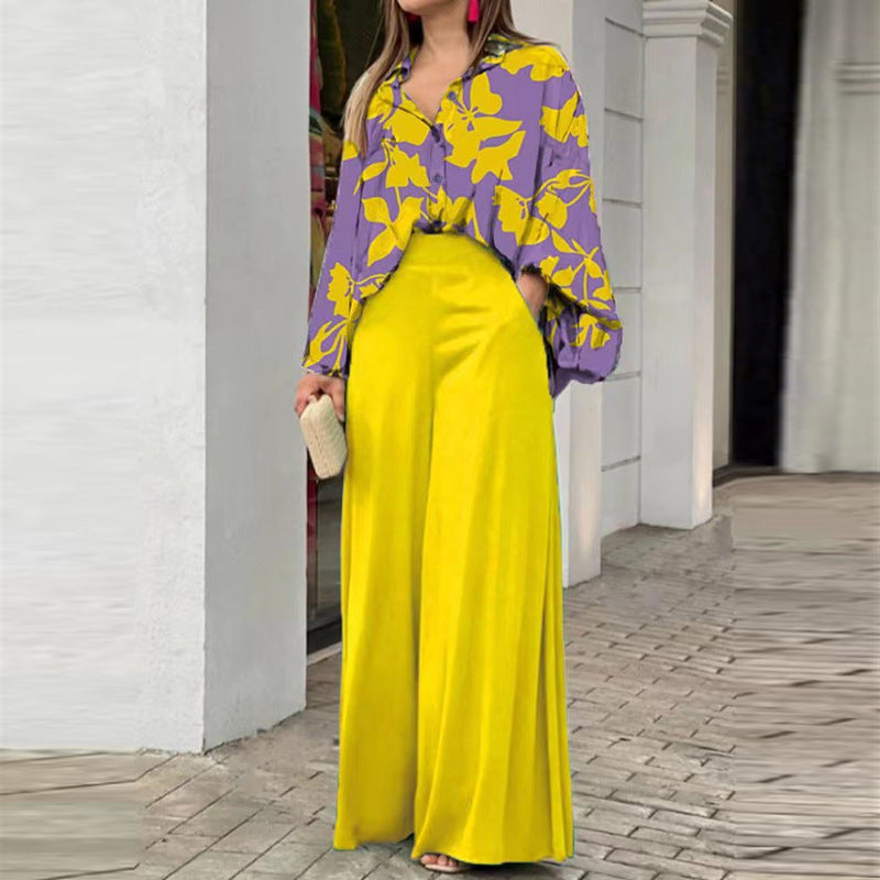 Fashionable Casual Elegant Wide-leg Pants