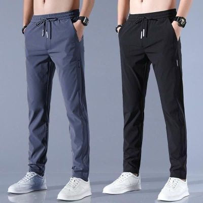 Drawstring Trousers Thin Casual Pants