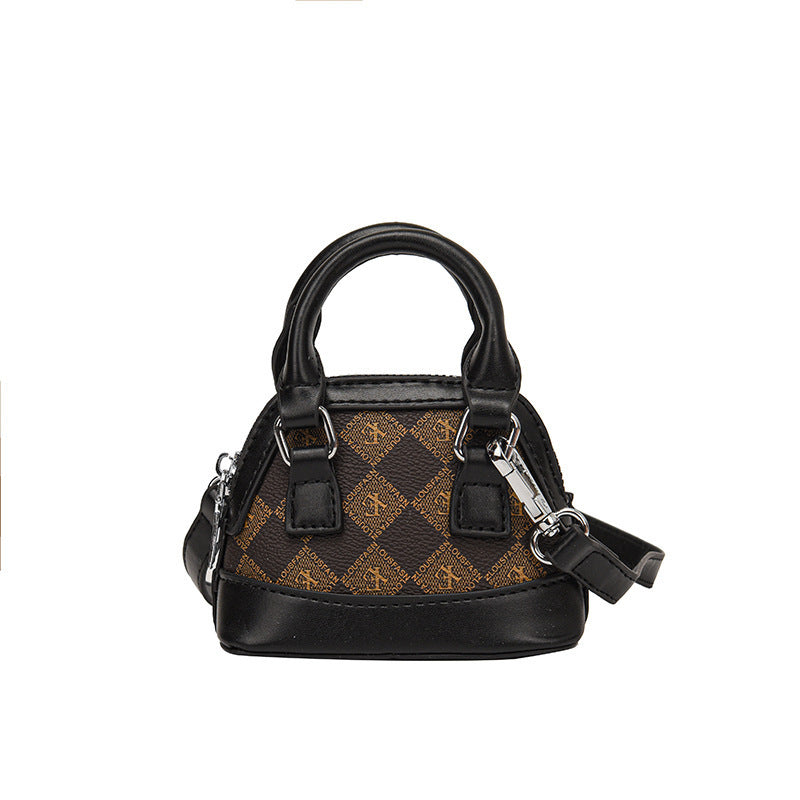 Fashion Color Contrast Coin Purse Mini Western Style Girl's Bag