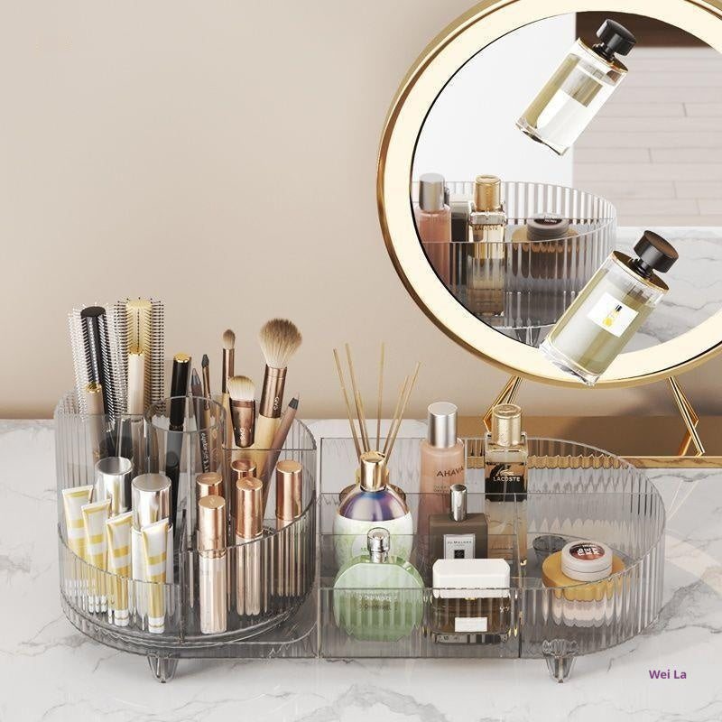 Cosmetics Storage Box Large Capacity Rotatable Dresser Table Lipstick Cosmetics Storage Box Large Capacity Rotatable Dresser Table Lipstick 