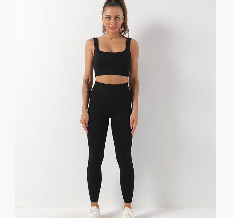 seamless yoga suit set