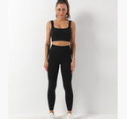 seamless yoga suit set