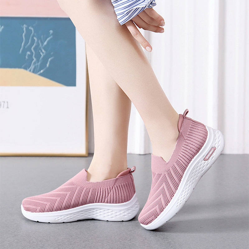 Casual Mesh Shoes Sock Slip For Women Sneakers Sports Shoe
