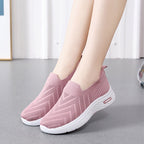 Casual Mesh Shoes Sock Slip For Women Sneakers Sports Shoe