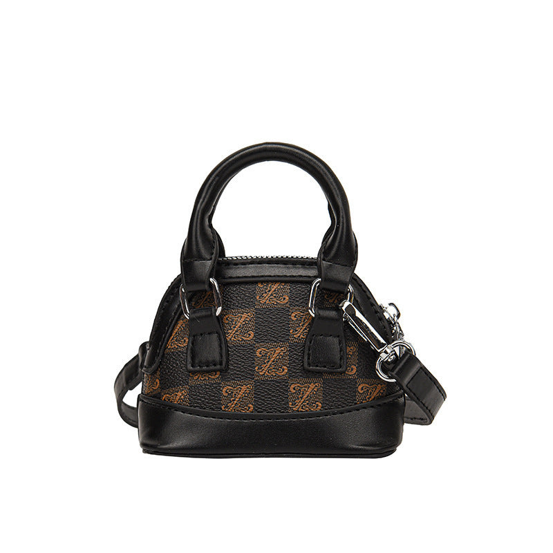 Fashion Color Contrast Coin Purse Mini Western Style Girl's Bag