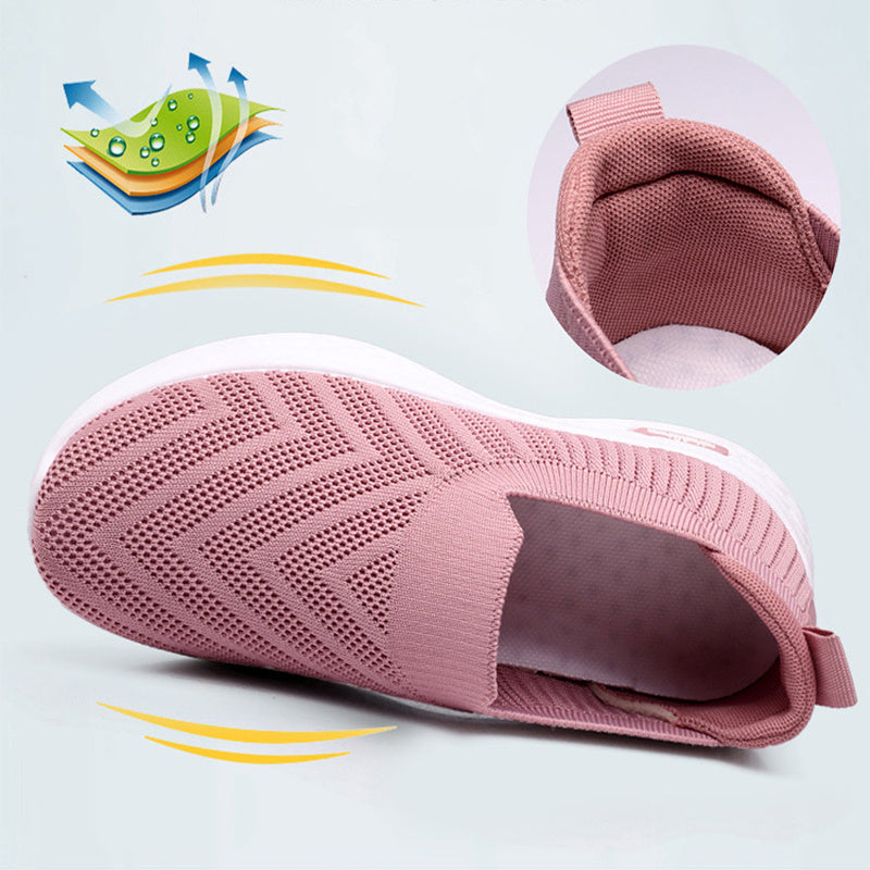 Casual Mesh Shoes Sock Slip For Women Sneakers Sports Shoe