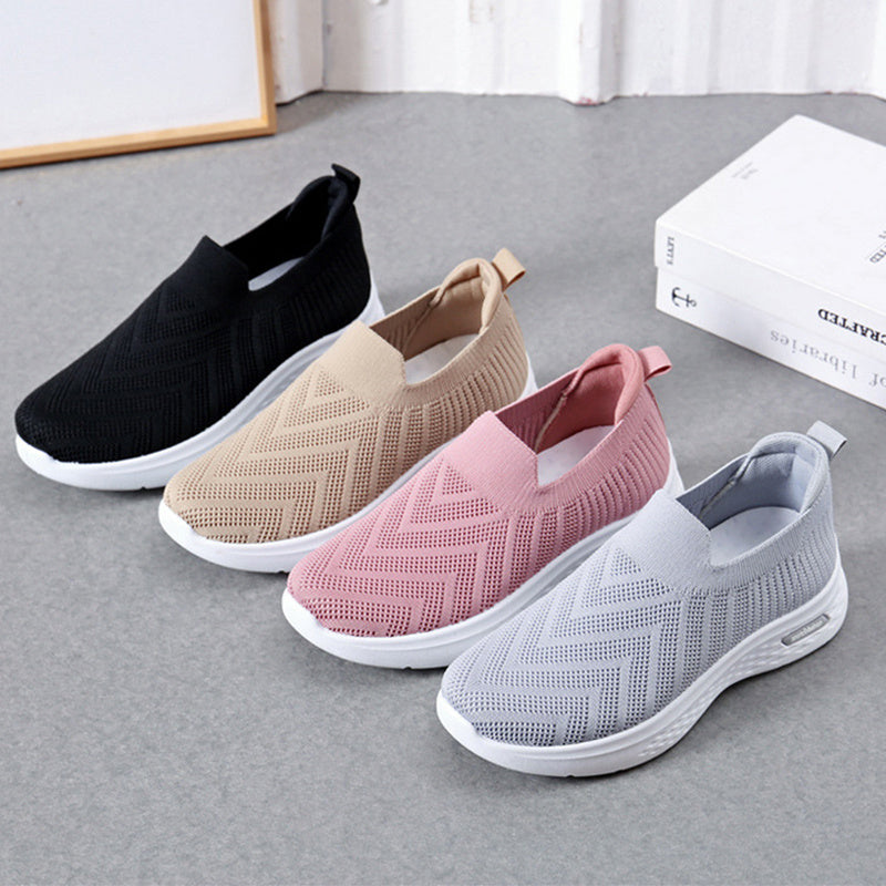 Casual Mesh Shoes Sock Slip For Women Sneakers Sports Shoe