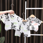 Baby Lapel Short Sleeve Shirt Kids Lightweight Children's Clothing