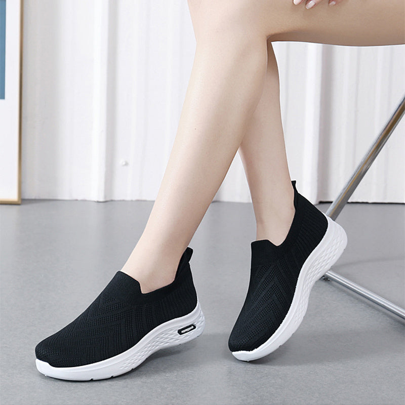 Casual Mesh Shoes Sock Slip For Women Sneakers Sports Shoe