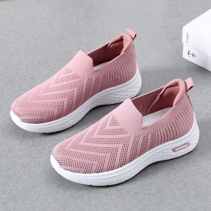Casual Mesh Shoes Sock Slip For Women Sneakers Sports Shoe